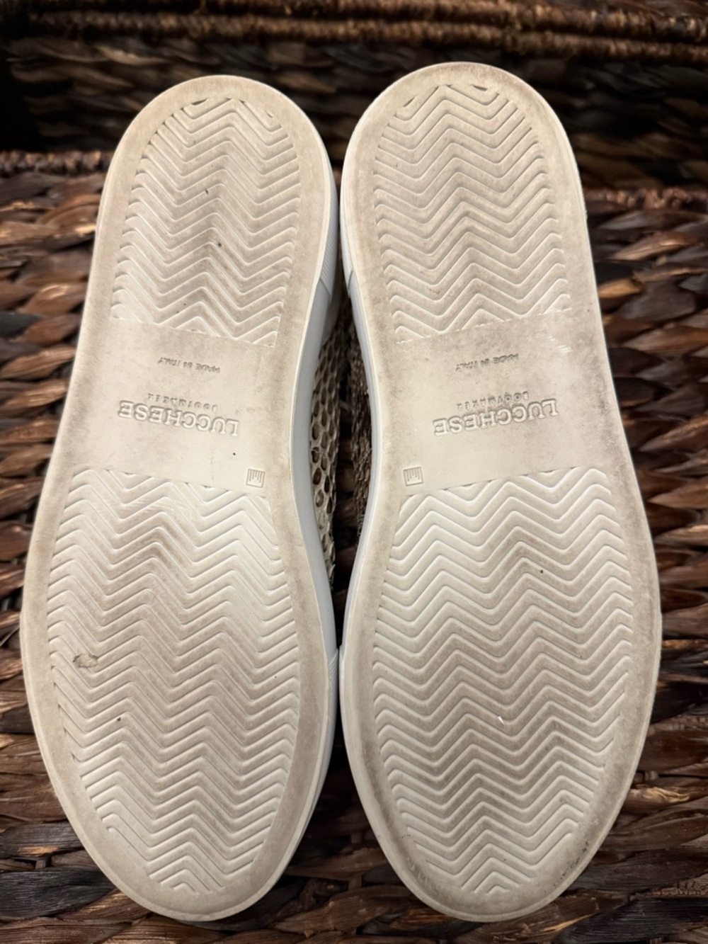 Mosaico Lace Up Sneaker - python - worn once - Picture 6 of 7